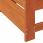 vidaXL Sofá de jardín con reposabrazo mesa auxiliar madera pino marrón vidaXL Sofá de jardín con reposabrazo mesa auxiliar madera pino marrón