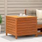 vidaXL Taburete de jardín madera de pino marrón cera 62x63,5x53,5 cm vidaXL Taburete de jardín madera de pino marrón cera 62x63,5x53,5 cm