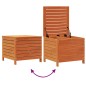 vidaXL Taburete de jardín madera de pino marrón cera 62x63,5x53,5 cm vidaXL Taburete de jardín madera de pino marrón cera 62x63,5x53,5 cm