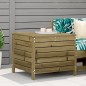 vidaXL Taburete de jardín madera de pino impregnada 62x63,5x53,5 cm vidaXL Taburete de jardín madera de pino impregnada 62x63,5x53,5 cm