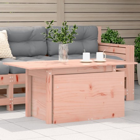 vidaXL Mesa de jardín madera maciza Douglas 100x50x75 cm