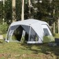 vidaXL Tienda de campaña con LED tela opaca impermeable verde