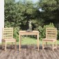 vidaXL Mesa y sillas de jardín 3 piezas madera maciza de pino vidaXL Mesa y sillas de jardín 3 piezas madera maciza de pino
