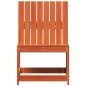 vidaXL Silla de jardín madera maciza de pino marrón cera 50,5x55x77 cm vidaXL Silla de jardín madera maciza de pino marrón cera 50,5x55x77 cm