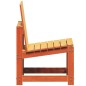 vidaXL Silla de jardín madera maciza de pino marrón cera 50,5x55x77 cm vidaXL Silla de jardín madera maciza de pino marrón cera 50,5x55x77 cm