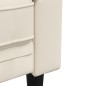 vidaXL Sofá chesterfield de 2 plazas tela crema vidaXL Sofá chesterfield de 2 plazas tela crema