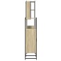 vidaXL Juego de muebles de baño 4 pzas madera ingeniería roble Sonoma vidaXL Juego de muebles de baño 4 pzas madera ingeniería roble Sonoma