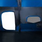 vidaXL Tienda de campaña 9 personas tela opaca impermeable azul