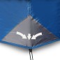 vidaXL Tienda de campaña 9 personas tela opaca impermeable azul