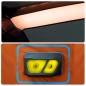 vidaXL Tienda de campaña con LED tela opaca impermeable gris y naranja vidaXL Tienda de campaña con LED tela opaca impermeable gris y naranja