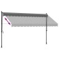 vidaXL Toldo retráctil de tela y acero gris antracita 350x150 cm vidaXL Toldo retráctil de tela y acero gris antracita 350x150 cm
