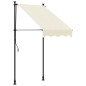 vidaXL Toldo retráctil de tela y acero crema 100x150 cm vidaXL Toldo retráctil de tela y acero crema 100x150 cm