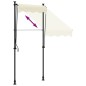 vidaXL Toldo retráctil de tela y acero crema 100x150 cm vidaXL Toldo retráctil de tela y acero crema 100x150 cm