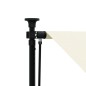 vidaXL Toldo retráctil de tela y acero crema 100x150 cm vidaXL Toldo retráctil de tela y acero crema 100x150 cm