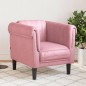 vidaXL Sillón de terciopelo rosa vidaXL Sillón de terciopelo rosa