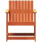 vidaXL Silla de jardín madera maciza de pino marrón cera 62x55x77 cm vidaXL Silla de jardín madera maciza de pino marrón cera 62x55x77 cm