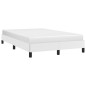 vidaXL Estructura de cama cuero sintético blanco 120x190 cm vidaXL Estructura de cama cuero sintético blanco 120x190 cm