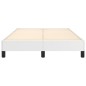 vidaXL Estructura de cama cuero sintético blanco 120x190 cm vidaXL Estructura de cama cuero sintético blanco 120x190 cm