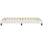 vidaXL Estructura de cama cuero sintético blanco 120x190 cm vidaXL Estructura de cama cuero sintético blanco 120x190 cm