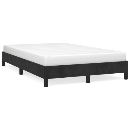 vidaXL Estructura de cama terciopelo negro 120x190 cm