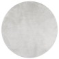 vidaXL Alfombra de pelo corto OVIEDO gris Ø 160 cm vidaXL Alfombra de pelo corto OVIEDO gris Ø 160 cm