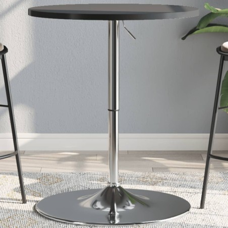 vidaXL Base de mesa alta de bar acero cromado 45x90 cm