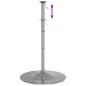 vidaXL Base de mesa alta de bar acero cromado 45x90 cm vidaXL Base de mesa alta de bar acero cromado 45x90 cm