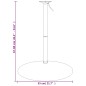 vidaXL Base de mesa alta de bar acero cromado 45x90 cm vidaXL Base de mesa alta de bar acero cromado 45x90 cm
