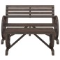 vidaXL Juego de muebles de jardín 2 piezas madera maciza de abeto vidaXL Juego de muebles de jardín 2 piezas madera maciza de abeto