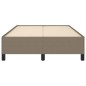 vidaXL Estructura de cama tela gris taupe 120x190 cm