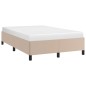 vidaXL Estructura de cama cuero sintético color capuchino 120x190 cm vidaXL Estructura de cama cuero sintético color capuchino 120x190 cm