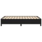 vidaXL Estructura de cama tela negro 120x190 cm vidaXL Estructura de cama tela negro 120x190 cm