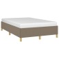 vidaXL Estructura de cama tela gris taupe 120x190 cm vidaXL Estructura de cama tela gris taupe 120x190 cm