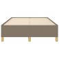 vidaXL Estructura de cama tela gris taupe 120x190 cm vidaXL Estructura de cama tela gris taupe 120x190 cm