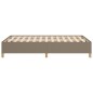 vidaXL Estructura de cama tela gris taupe 120x190 cm vidaXL Estructura de cama tela gris taupe 120x190 cm