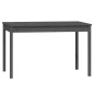 vidaXL Juego de comedor de jardín 4 piezas madera maciza pino gris