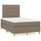 vidaXL Cama box spring con colchón y LED tela gris taupe 120x190 cm vidaXL Cama box spring con colchón y LED tela gris taupe 120x190 cm