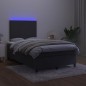 vidaXL Cama box spring con colchón y LED terciopelo negro 120x190 cm vidaXL Cama box spring con colchón y LED terciopelo negro 120x190 cm