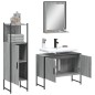 vidaXL Set de muebles de baño 3 pzas madera contrachapada gris sonoma vidaXL Set de muebles de baño 3 pzas madera contrachapada gris sonoma