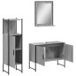 vidaXL Set de muebles de baño 3 pzas madera contrachapada gris sonoma vidaXL Set de muebles de baño 3 pzas madera contrachapada gris sonoma