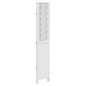 vidaXL Biombo separador de 3 paneles madera maciza Paulownia blanco