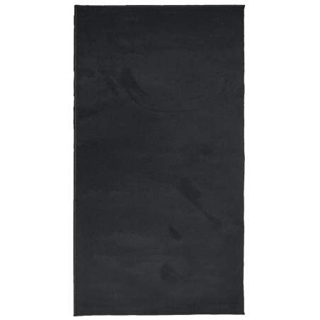 vidaXL Alfombra de pelo corto OVIEDO negro 60x110 cm