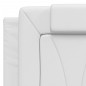vidaXL Estructura cama con luces LED cuero sintético blanco 120x200 cm vidaXL Estructura cama con luces LED cuero sintético blanco 120x200 cm