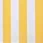 vidaXL Toldo plegable de 300 cm amarillo y blanco vidaXL Toldo plegable de 300 cm amarillo y blanco