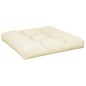vidaXL Cojín para sofá de palets tela crema 70x70x12 cm vidaXL Cojín para sofá de palets tela crema 70x70x12 cm