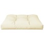 vidaXL Cojín para sofá de palets tela crema 70x70x12 cm vidaXL Cojín para sofá de palets tela crema 70x70x12 cm