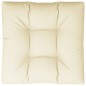 vidaXL Cojín para sofá de palets tela crema 70x70x12 cm vidaXL Cojín para sofá de palets tela crema 70x70x12 cm