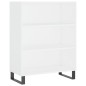 vidaXL Aparador alto madera contrachapada blanco 69,5x34x180 cm vidaXL Aparador alto madera contrachapada blanco 69,5x34x180 cm