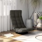 vidaXL Silla de suelo giratoria tela gris oscuro vidaXL Silla de suelo giratoria tela gris oscuro