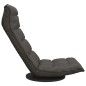 vidaXL Silla de suelo giratoria tela gris oscuro vidaXL Silla de suelo giratoria tela gris oscuro